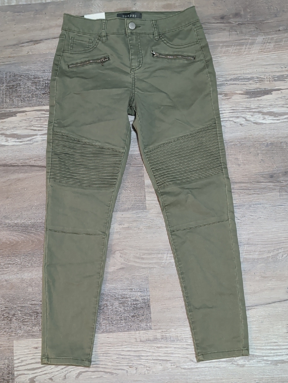 Harper Olive Green Slim Moto Pants Size 29
